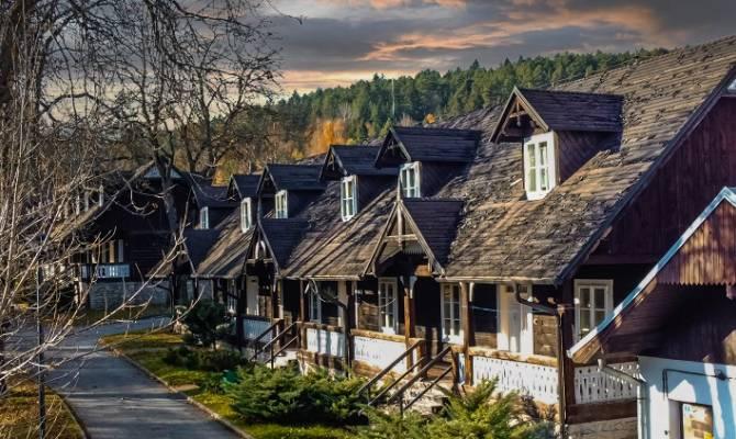 Kúpele Vyšné Ružbachy Švajčiarske domčeky
